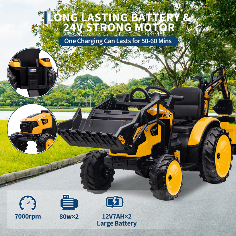 3-in-1 Child Ride Tractor