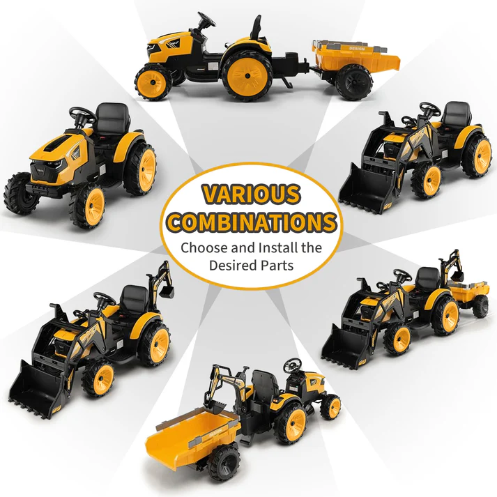 3-in-1 Child Ride Tractor