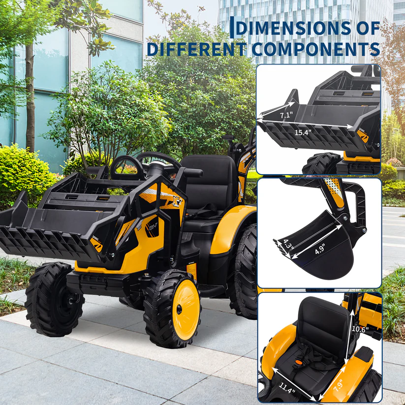 3-in-1 Child Ride Tractor